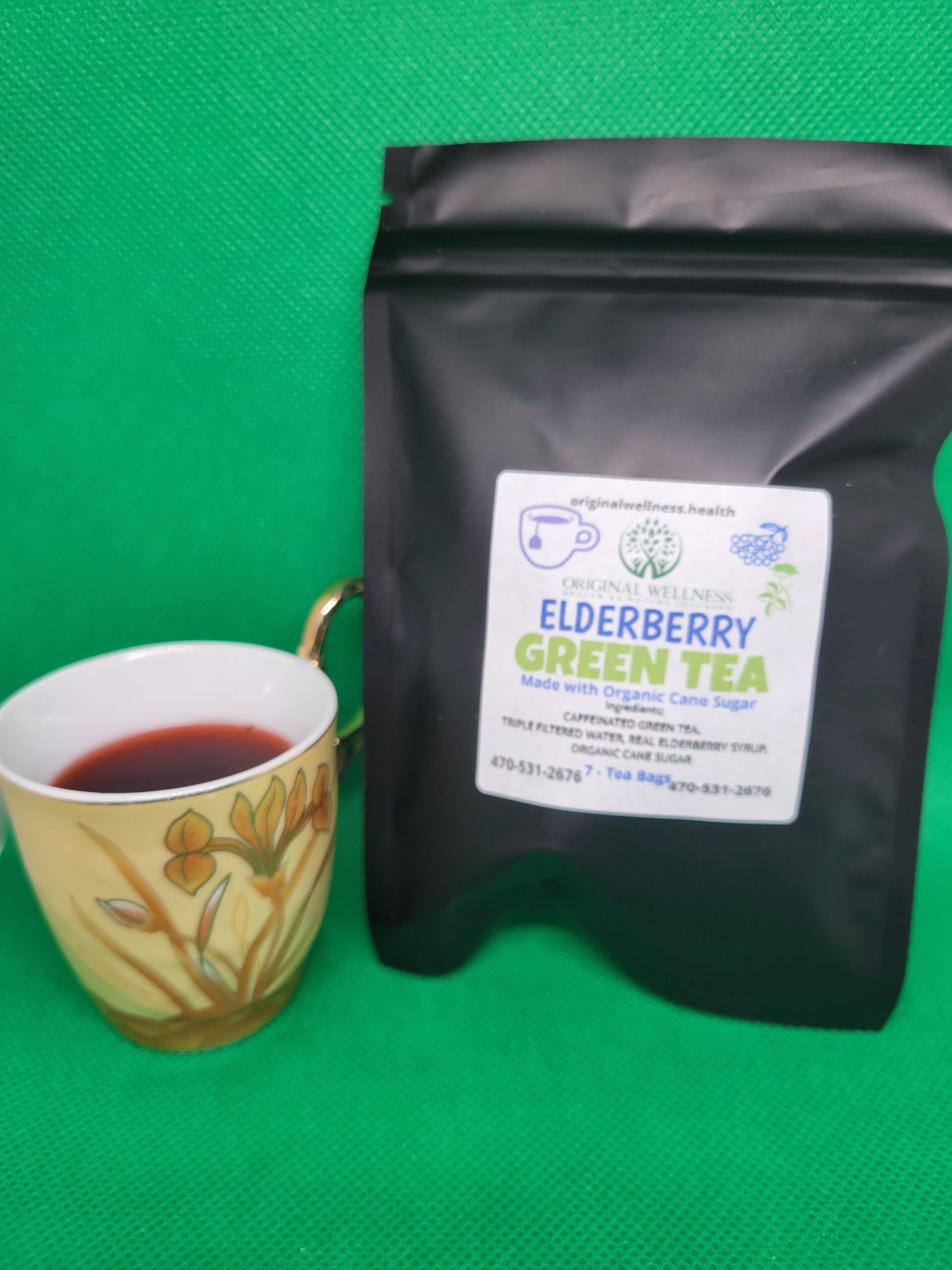 Original Wellness_Elderberry Green Tea_Herbal Teas