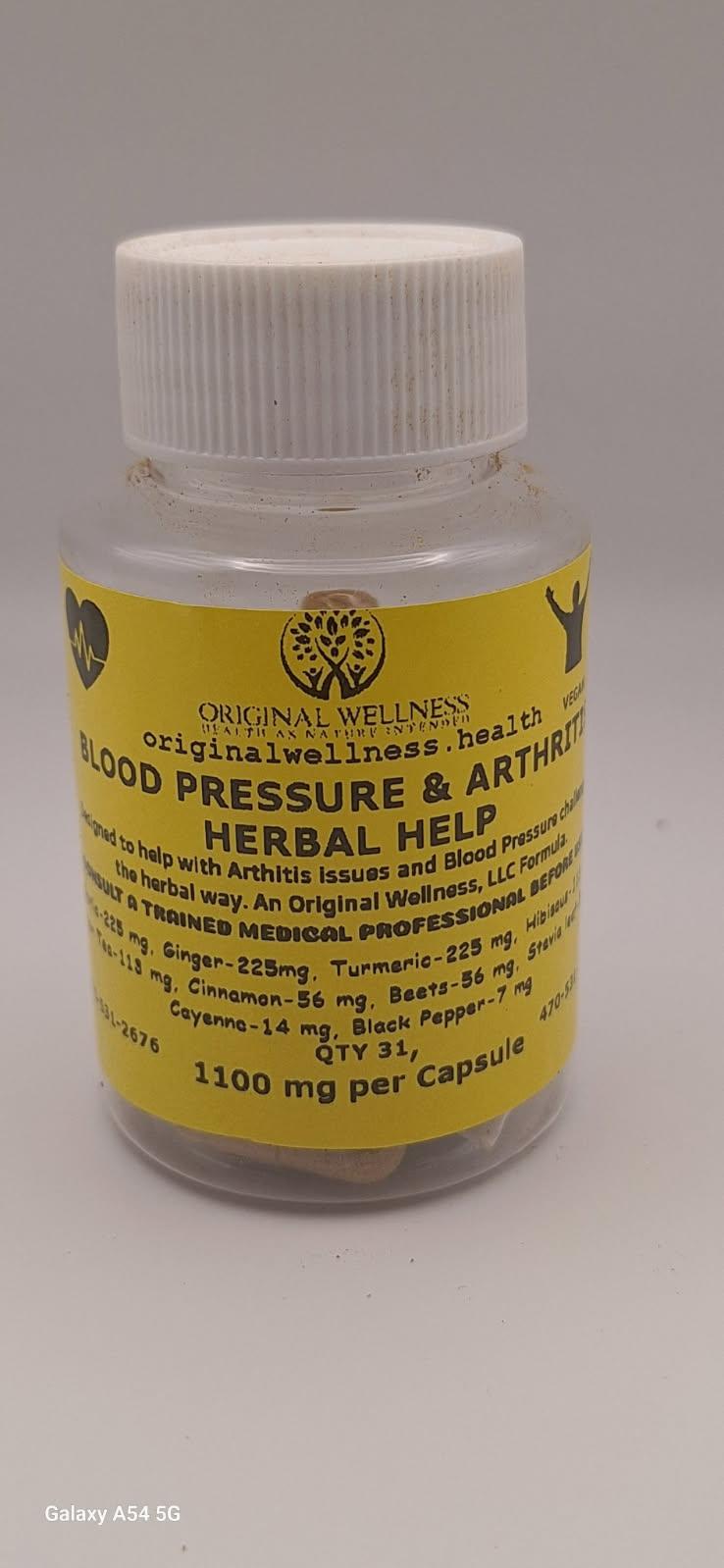 ARTHRITIS AND BLOOD PRESSURE HELPER CAPSULES